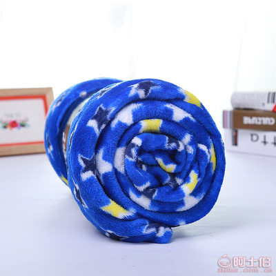 義烏廠家直銷珊瑚絨毛毯ZM002 多尺寸多顏色加厚印花定制